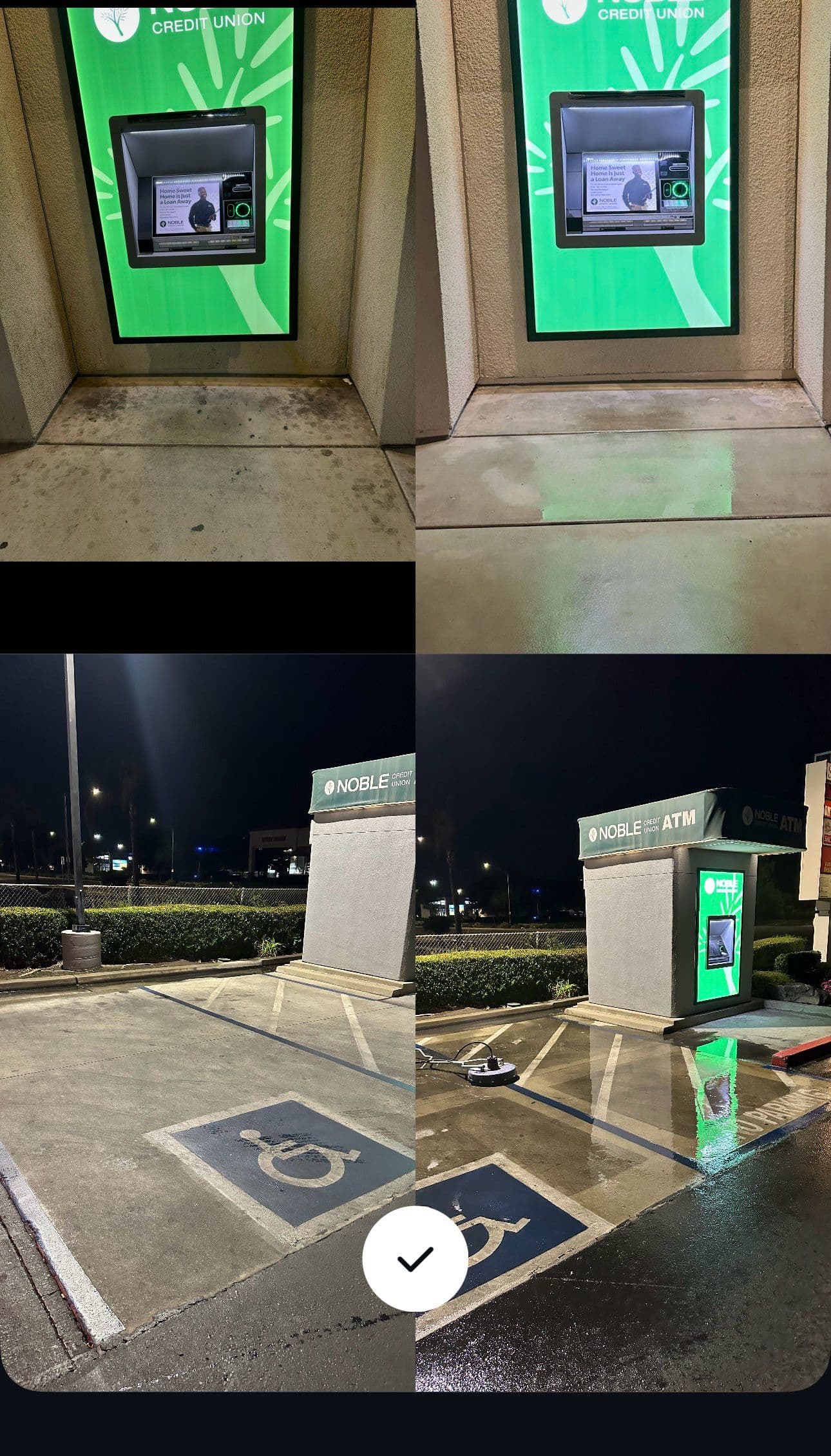 Project Gleaming ATM with Expert Pressure Washing image