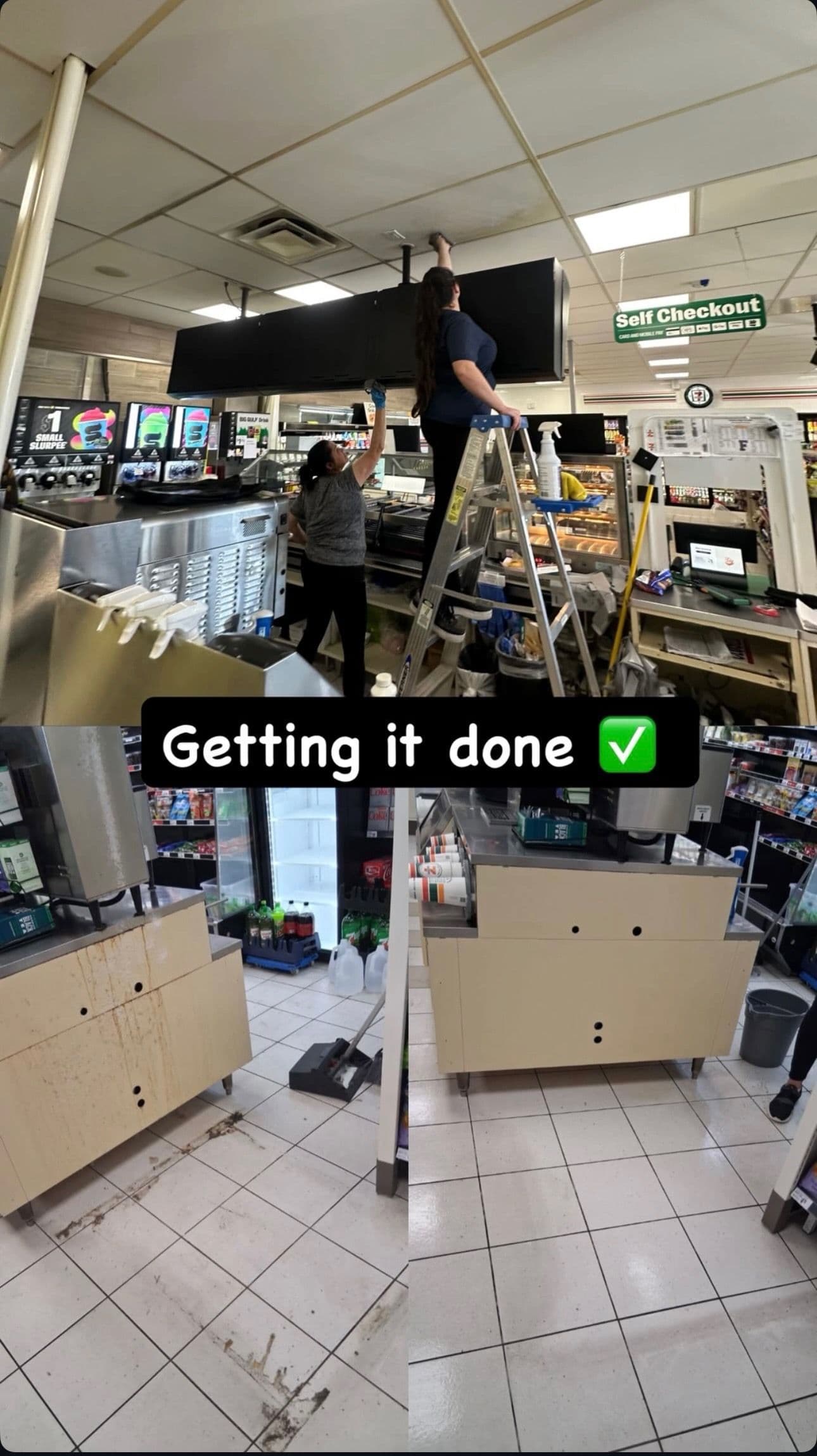 Deep Cleaning Success at a 711 in Fresno image