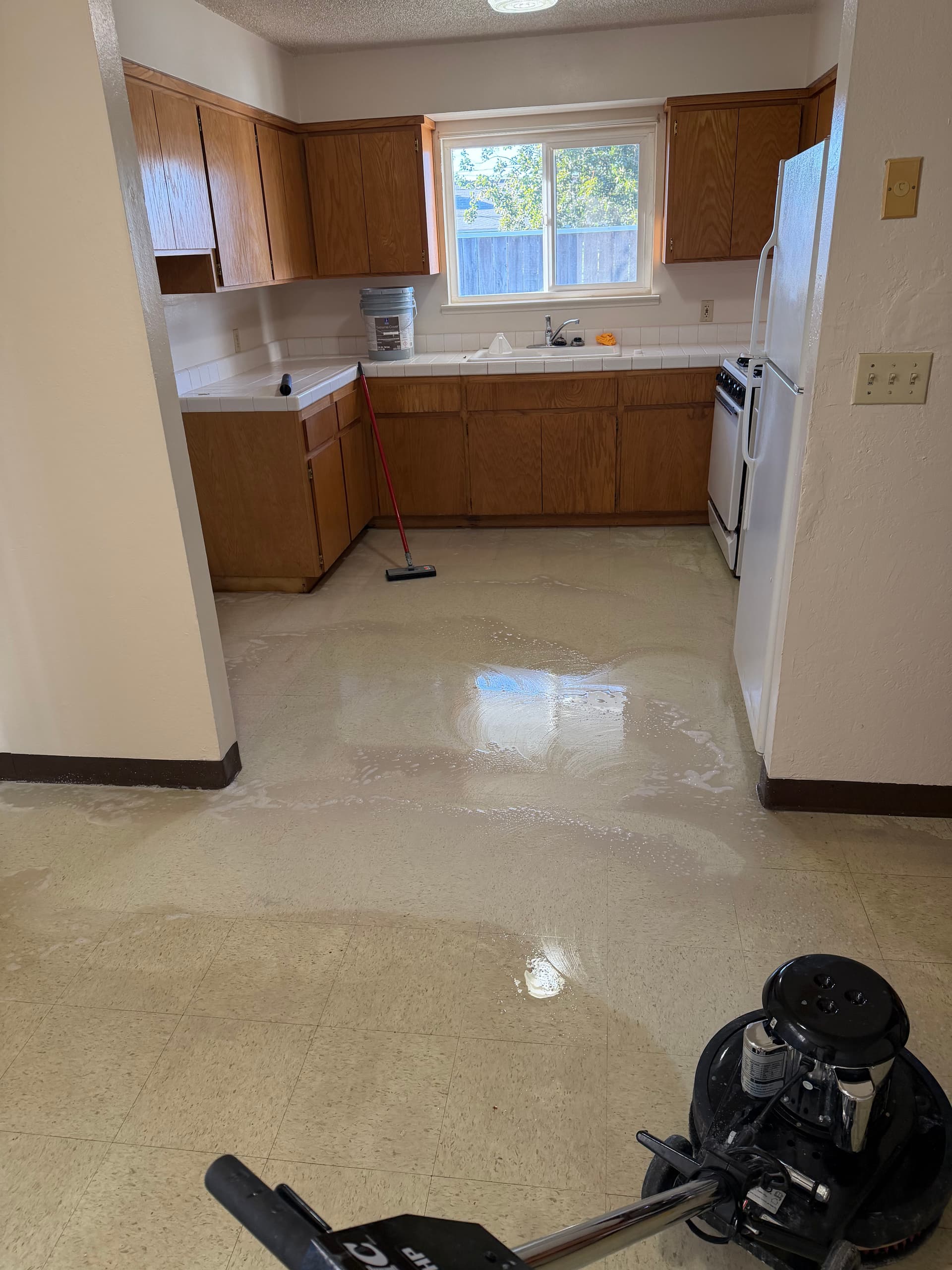 Gallery photos for Floor Strip and Wax on 4 Units for Madera Housing: Image #1