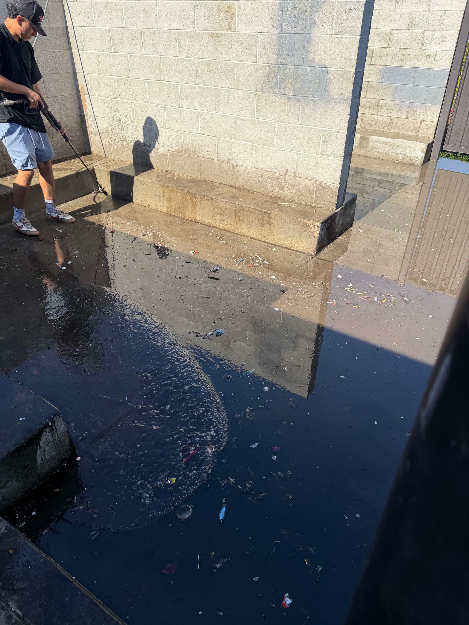 Gallery photos for Apartment Complex Trash Enclosure Pressure Washing in Fresno: Image #1