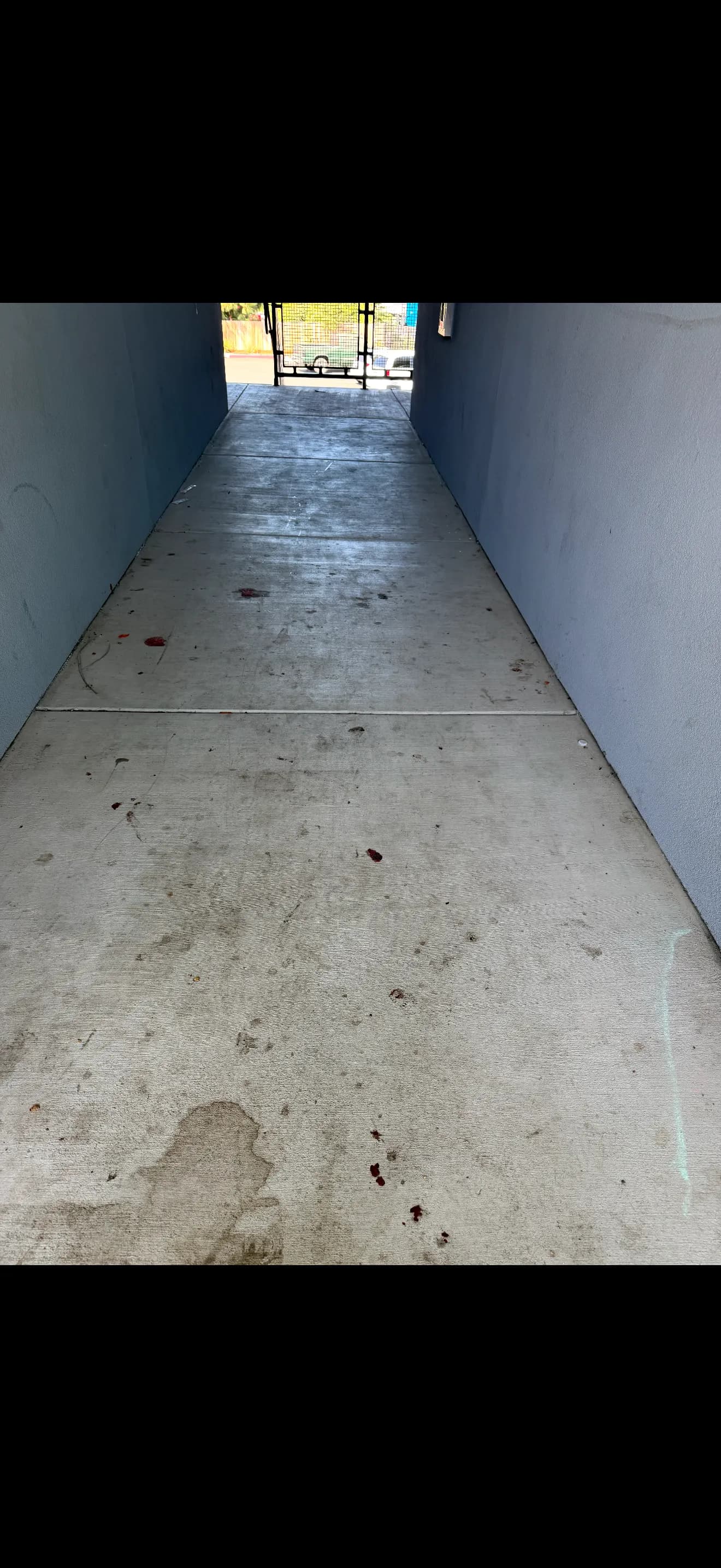 Gallery photos for Concrete Pressure Washing and Window Cleaning at a Fresno Housing Property: Image #4